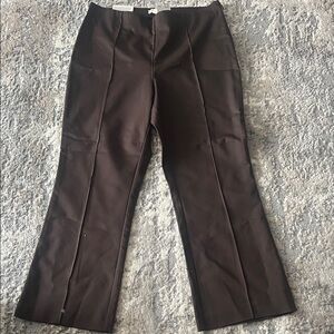 H&M Dark Brown Flare Pants